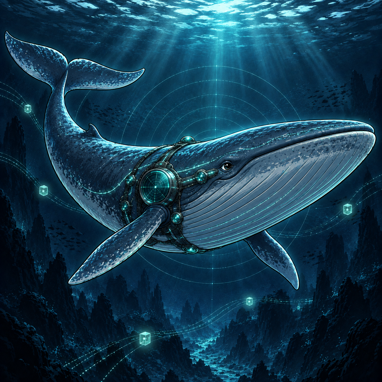 Concept art for Blue Giant Whale