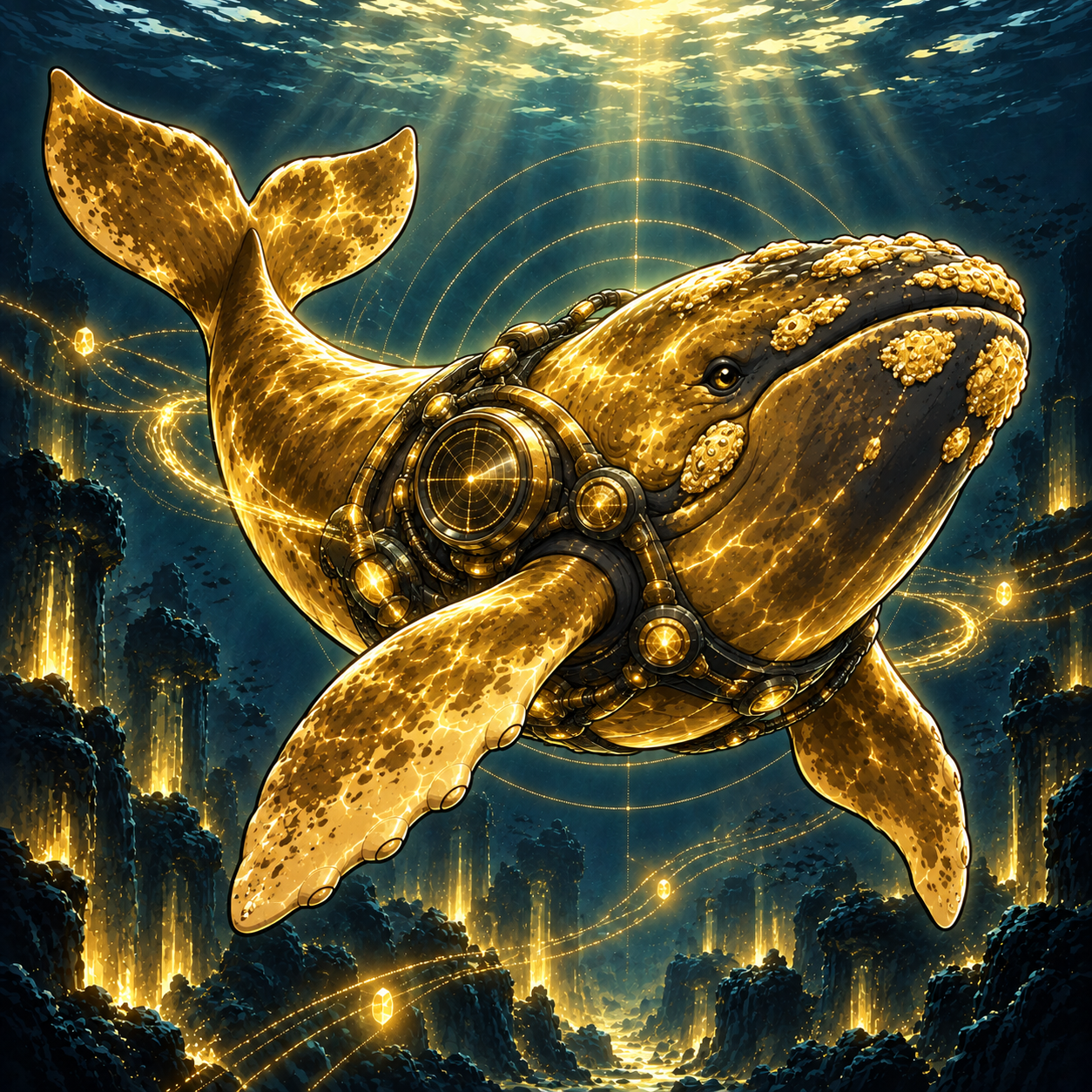 Concept art for Ultimate Golden Whale